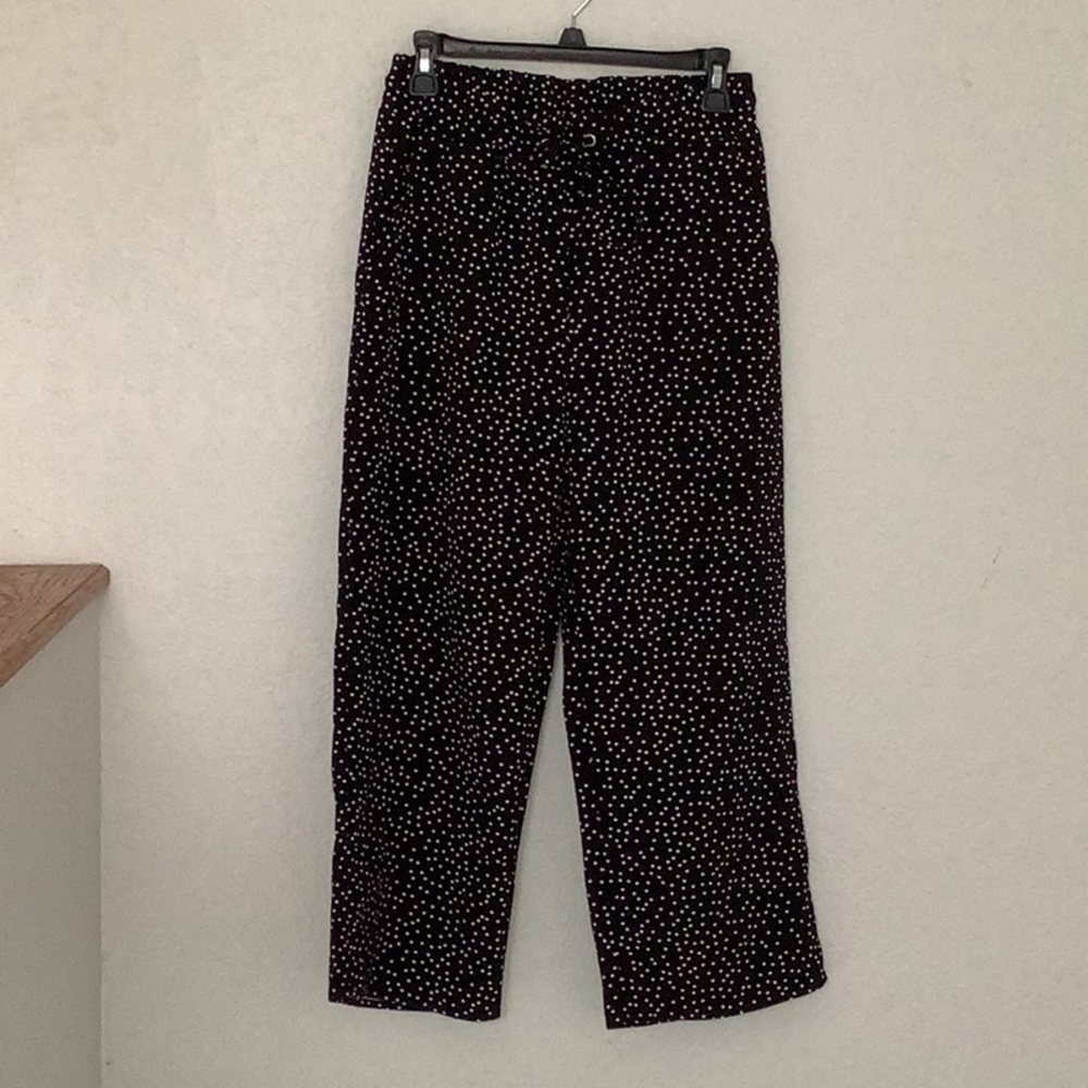 Polkadotted flared Pants